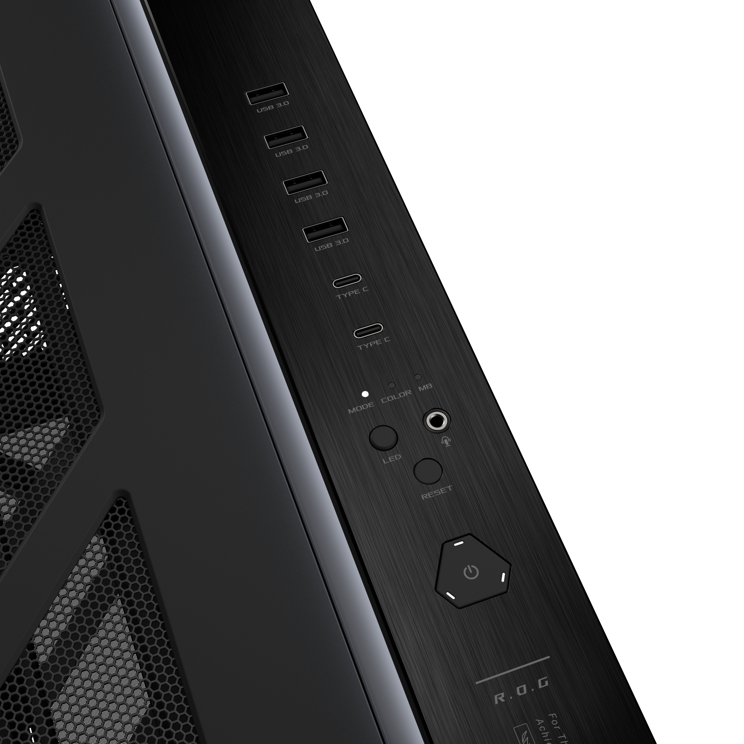 Кутия ASUS ROG CRONOX ARGB E-ATX Mid-Tower - Black