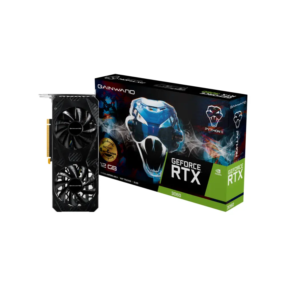 Видео карта Gainward RTX 3060 Python II OC 12GB GDDR6 - NE63060U19K9-PG190V
