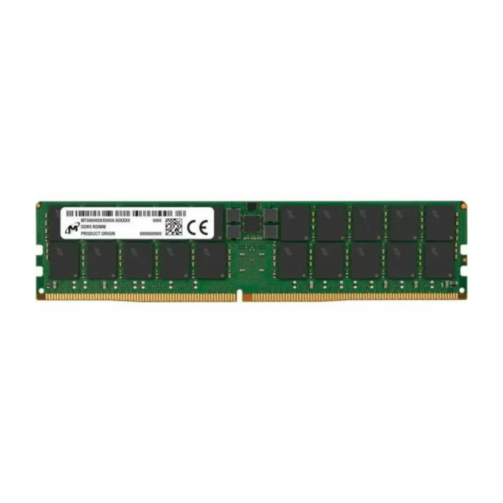 Памет Micron RDIMM 64GB DDR5 2Rx4 5600MHz PC5-44800 ECC REGISTERED MTC40F2046S1RC56BD1T Tray