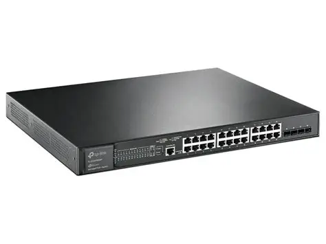 Суич TP-Link Switch Omada SG3428XMP - 24 Ports - 24x GE (10/100/1000) - 4x SFP+ - 24x PoE+