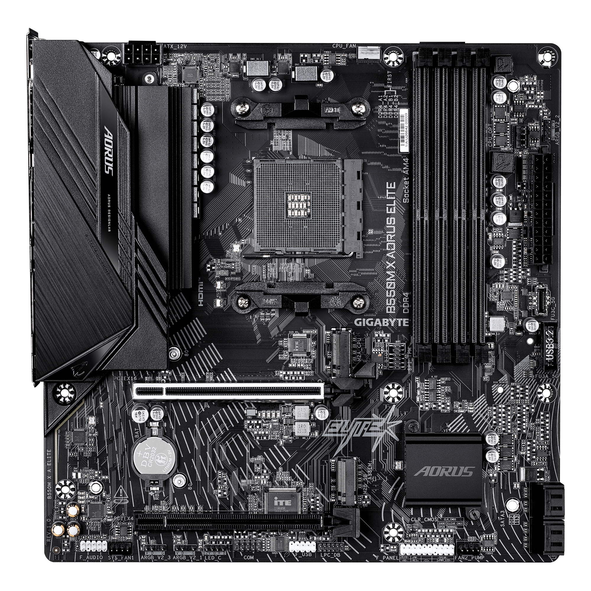 Дънна платка Gigabyte B550M X AORUS ELITE AM4