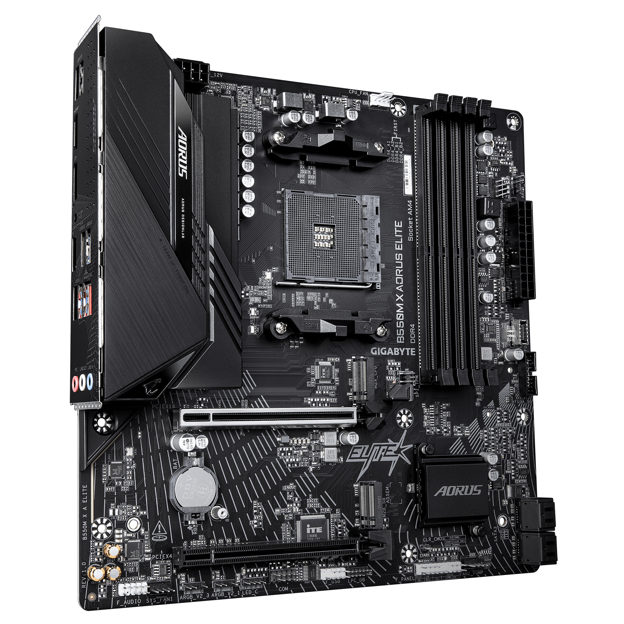 Дънна платка Gigabyte B550M X AORUS ELITE AM4