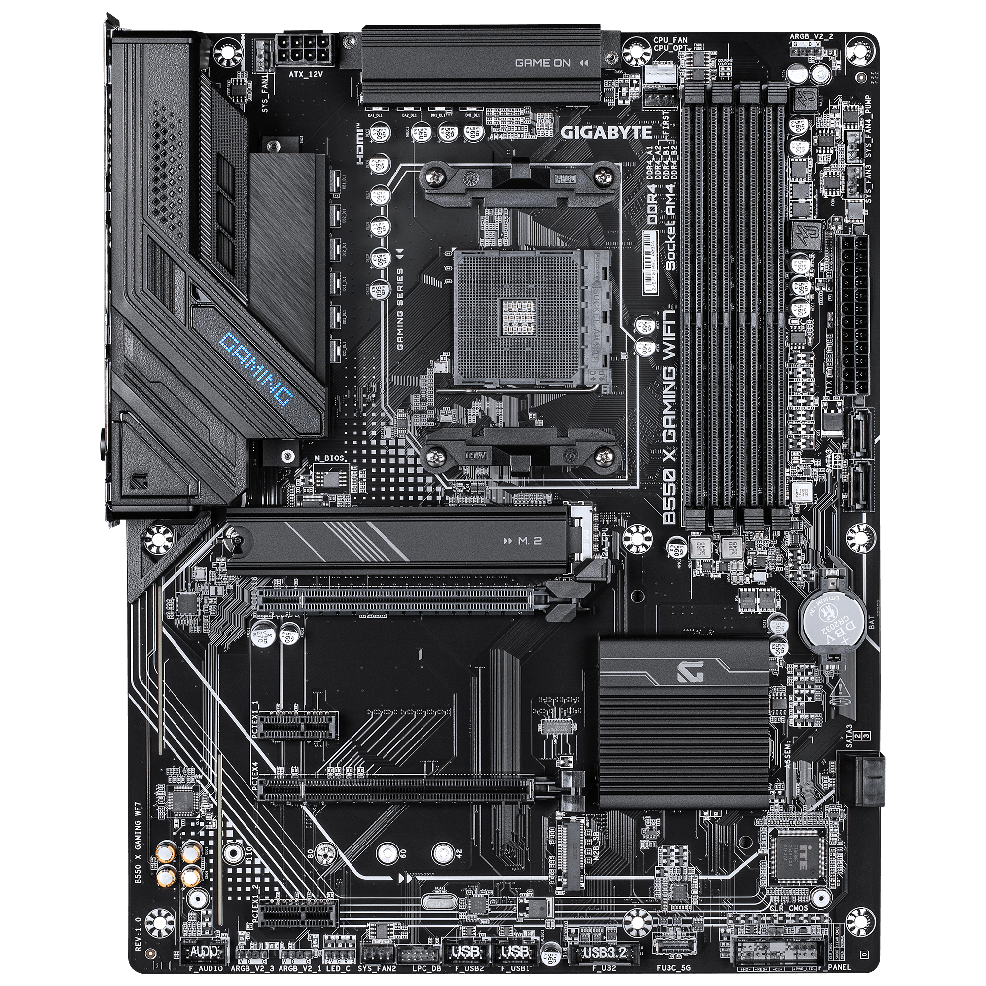 Дънна палтка Gigabyte B550 X GAMING WIFI7 AM4