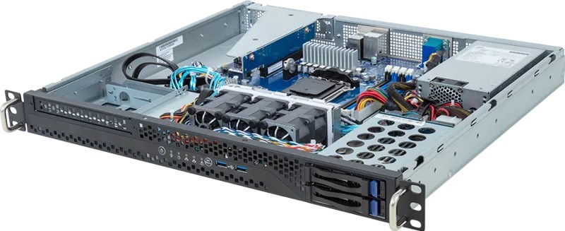 Сървърно шаси GIGABYTE R113-C10-AA02 AMD B650E Socket AM5 Rack (1U) Black, Steel