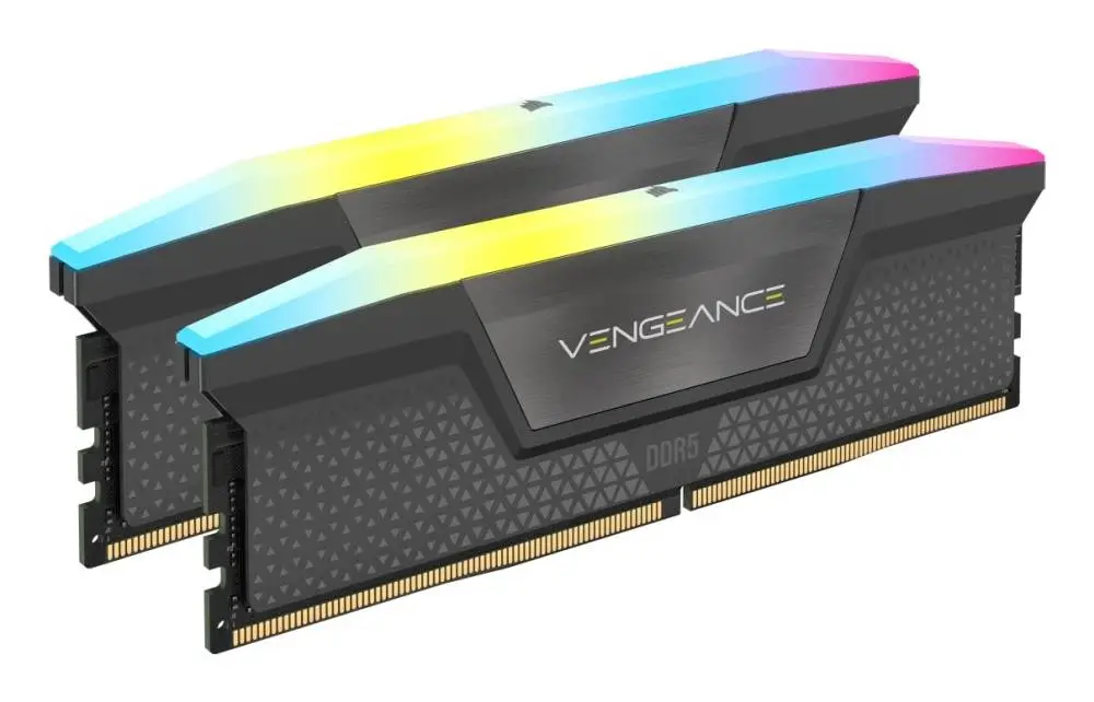 Памет Corsair Vengeance RGB 16GB (2x8GB) DDR5 5200MHz 288-pin DIMM CL40 XMP - CMH16GX5M2B5200Z40