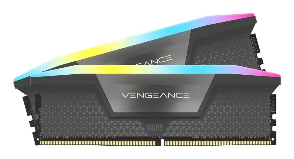 Памет Corsair Vengeance RGB 16GB (2x8GB) DDR5 5200MHz 288-pin DIMM CL40 XMP - CMH16GX5M2B5200Z40
