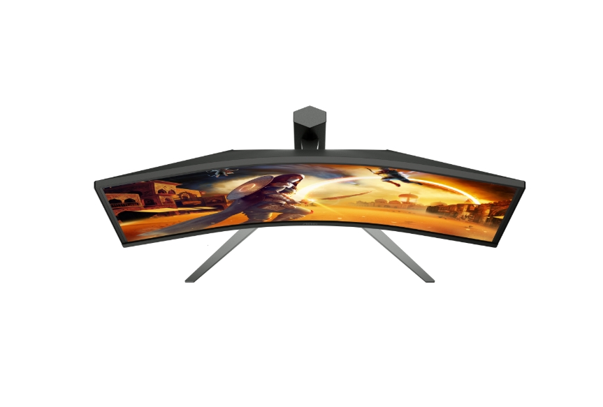 Монитор AOC CU34G4CA, 34" Curved 1500R, Fast VA, WLED, 3440x1440, 180Hz, 1ms GtG, 0.5ms MPRT, Adaptive Sync, 5Wx2, Tilt, Swivel, 2xHDMI, DP, USB hub