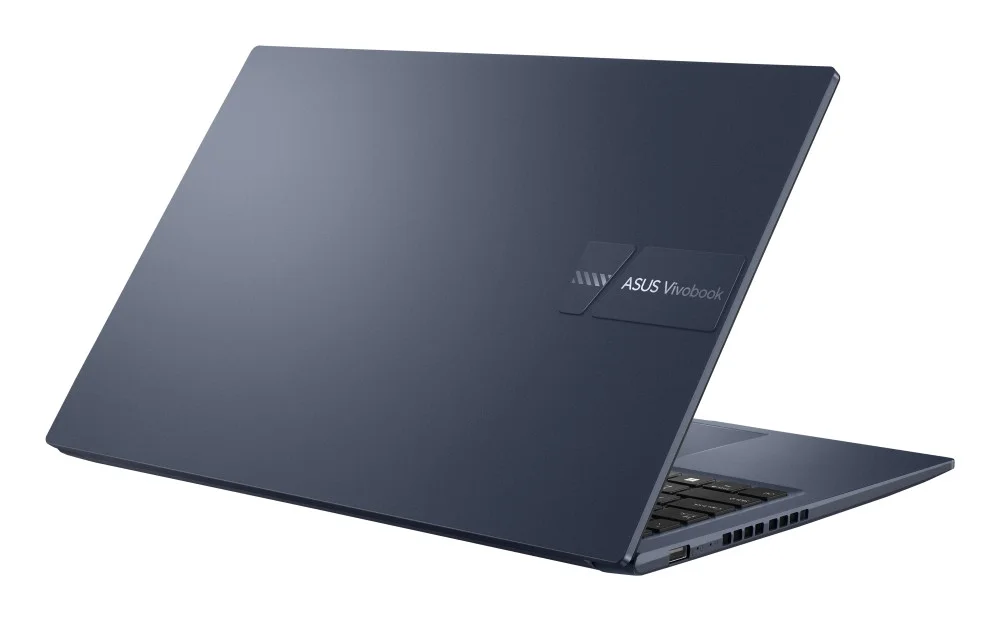 Лаптоп Asus Vivobook M1502XA-BQ012NA, AMD Ryzen 7 7840HS 3.8GHz, 15.6 "FHD (1920X1080) 16:9, 8GB DDR5 (on BD), 512 GB SSD,Backlit Keyboard, NO OS, Quiet Blue, no adapter - 90NB19L1-M00380