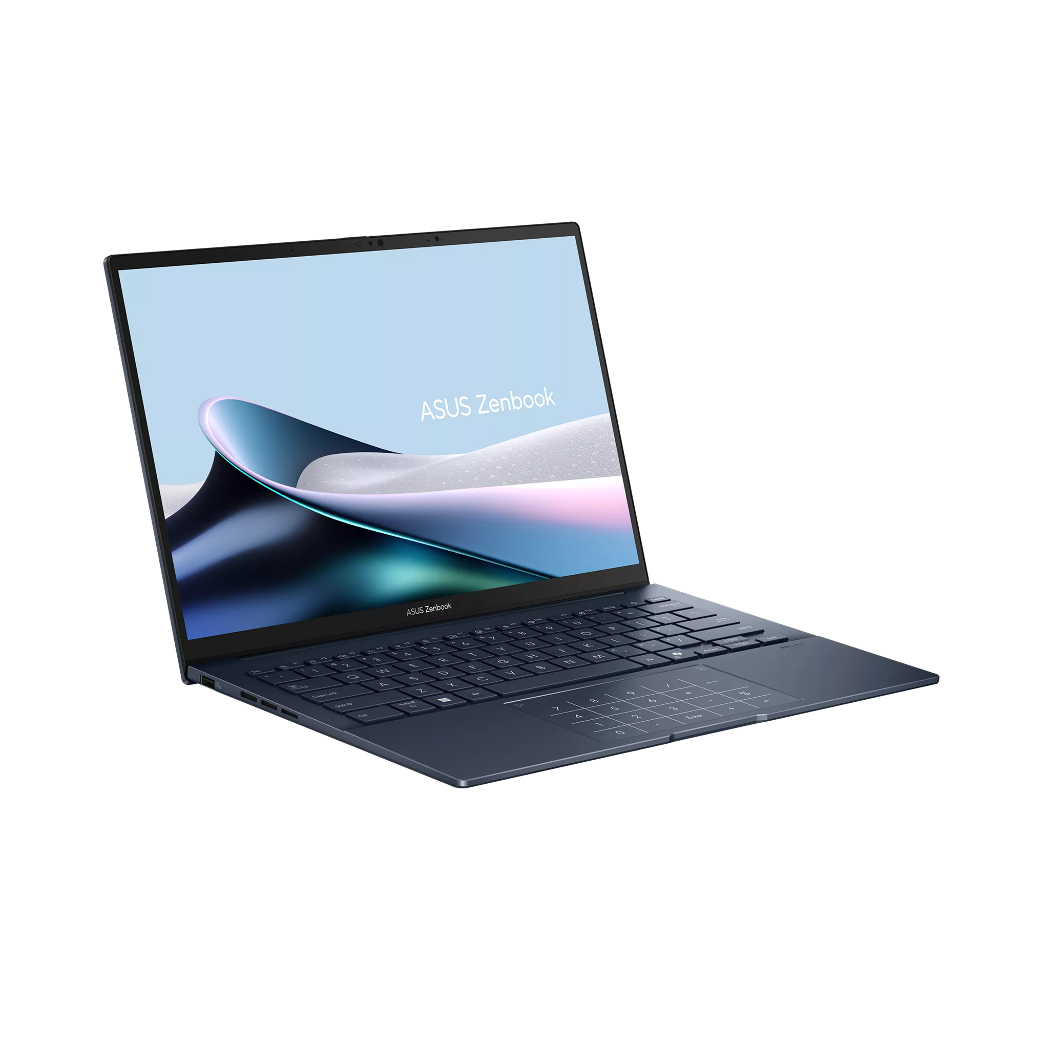 Лаптоп ASUS Zenbook 14 ASUS UX3405CA-ST786X, Intel Core Ultra 9-285H, 32GB LPDDR5X, 1TB M.2 NVMe PCIe 4.0, 14'' 3K OLED 120Hz, Windows 11 PRO, Blue - 90NB14W1-M01M10