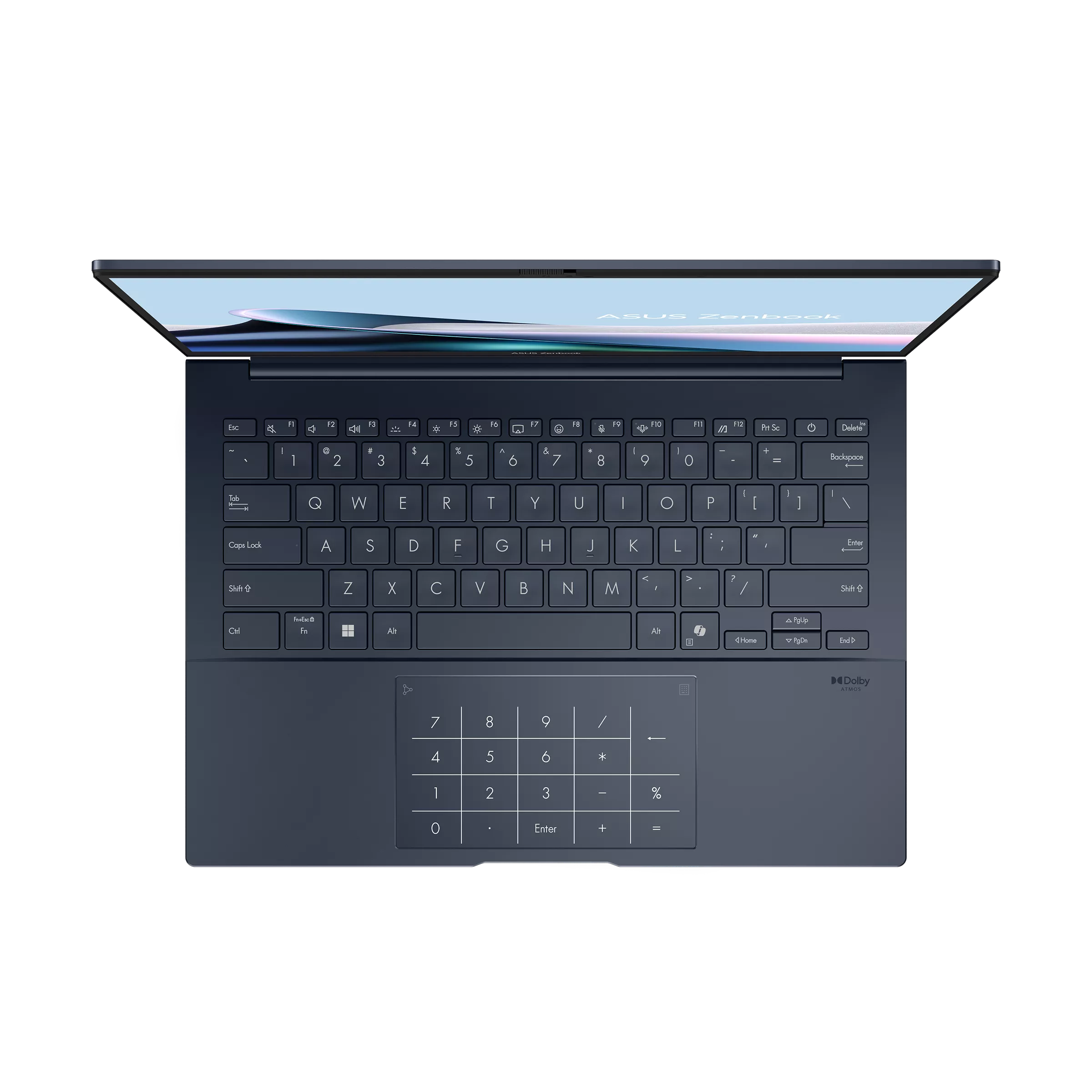 Лаптоп ASUS Zenbook 14 ASUS UX3405CA-ST786X, Intel Core Ultra 9-285H, 32GB LPDDR5X, 1TB M.2 NVMe PCIe 4.0, 14'' 3K OLED 120Hz, Windows 11 PRO, Blue - 90NB14W1-M01M10