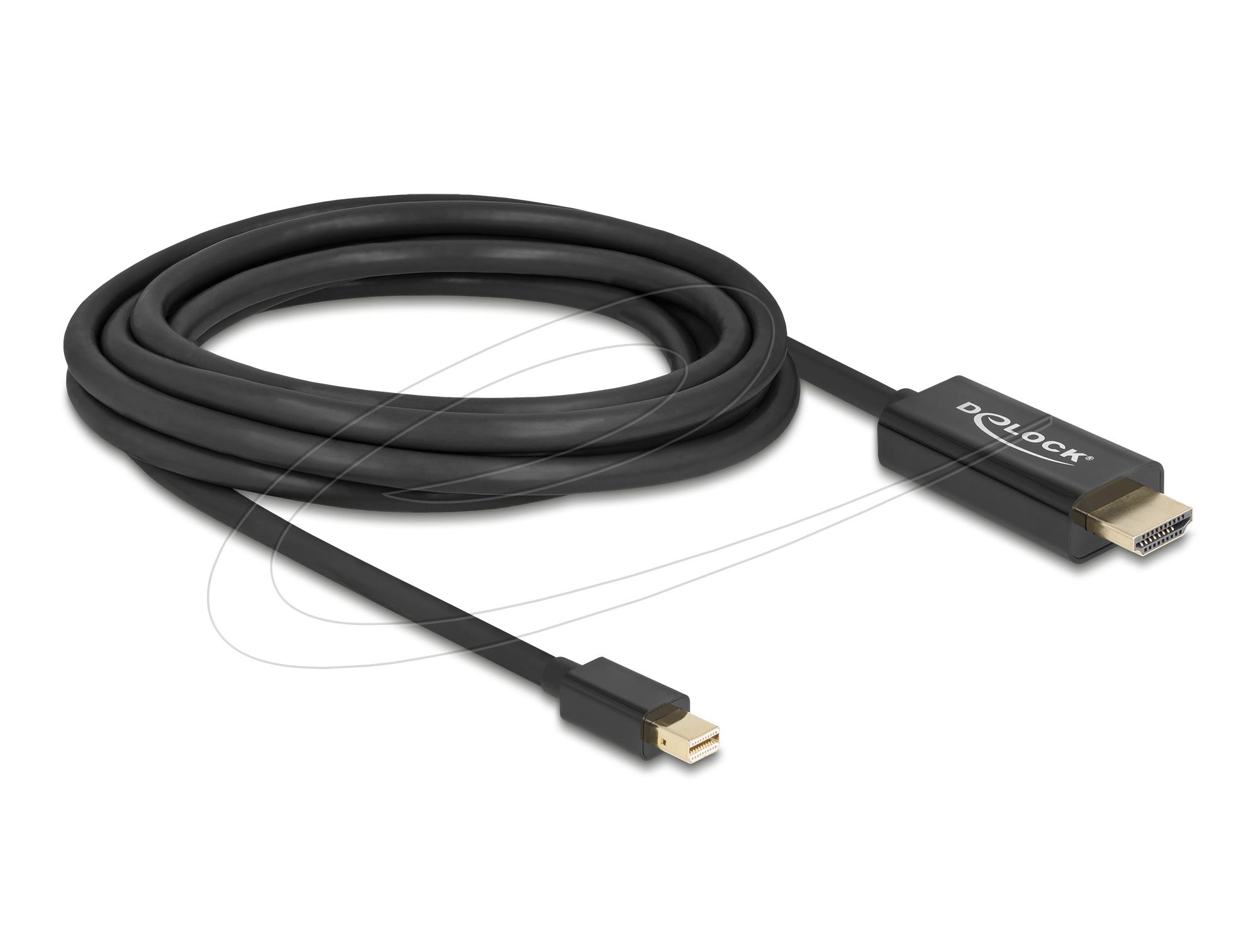 Delock Кабель пасивний mini DisplayPort 1.1 до HDMI, 1 м