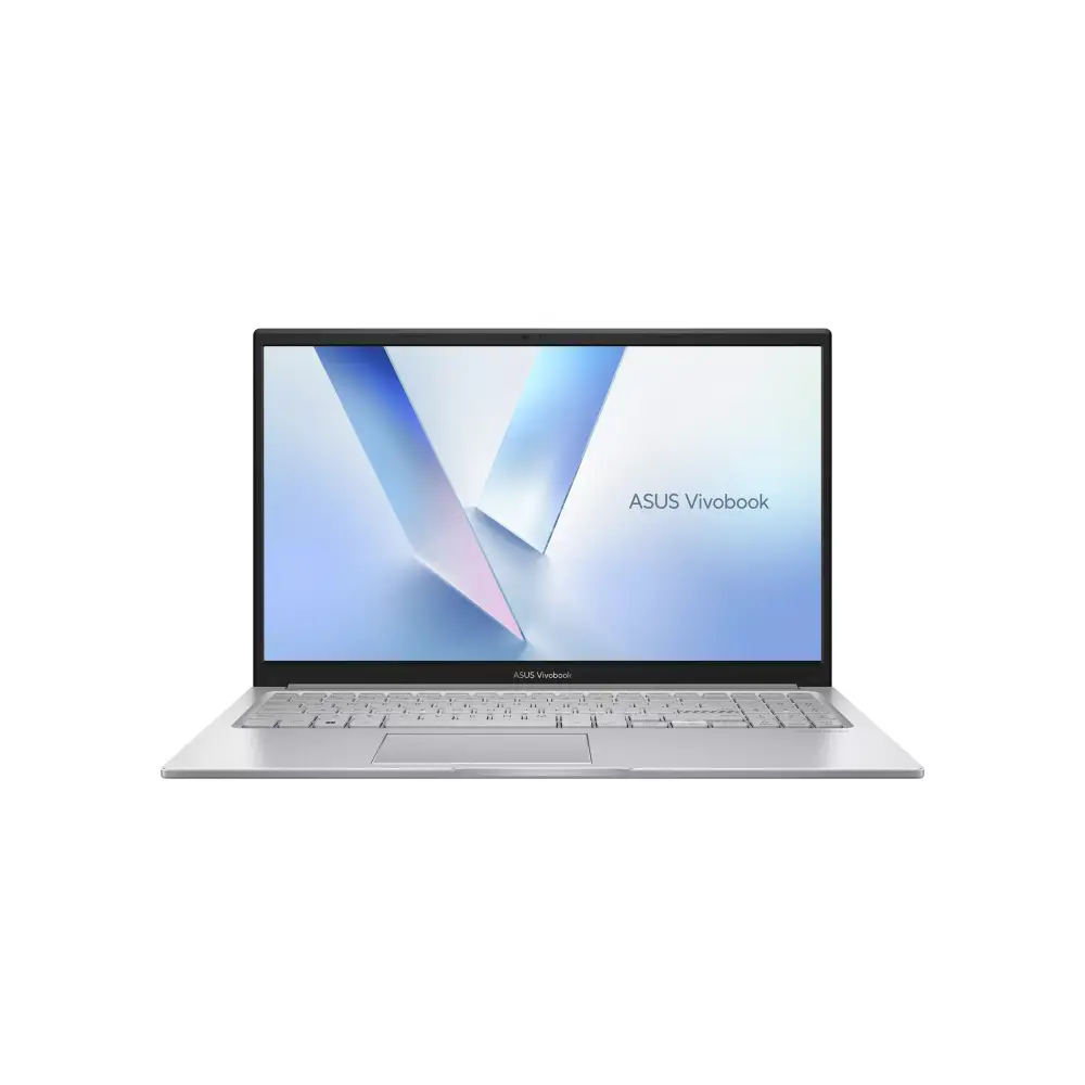 Лаптоп ASUS VIVOBOOK 15 X1504MA-BQ058, INTEL CORE 5 320, 16GB DDR5 RAM, 512GB M.2 NVMe SSD, 15.6'' FHD, SILVER, NO ADAPTER - 90NB17I2-M015X0
