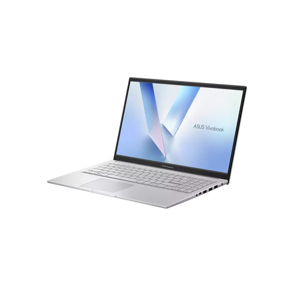 Лаптоп ASUS VIVOBOOK 15 X1504MA-BQ058, INTEL CORE 5 320, 16GB DDR5 RAM, 512GB M.2 NVMe SSD, 15.6'' FHD, SILVER, NO ADAPTER - 90NB17I2-M015X0