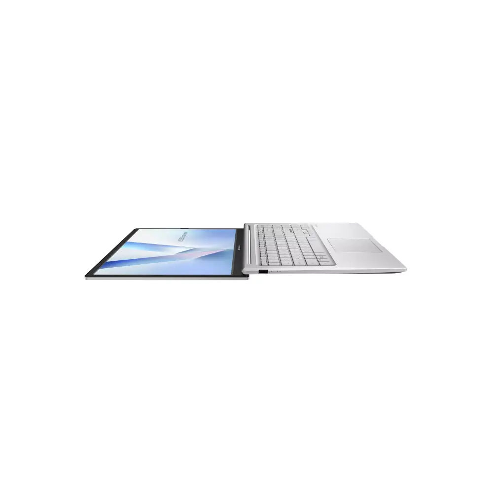 Лаптоп ASUS VIVOBOOK 15 X1504MA-BQ058, INTEL CORE 5 320, 16GB DDR5 RAM, 512GB M.2 NVMe SSD, 15.6'' FHD, SILVER, NO ADAPTER - 90NB17I2-M015X0