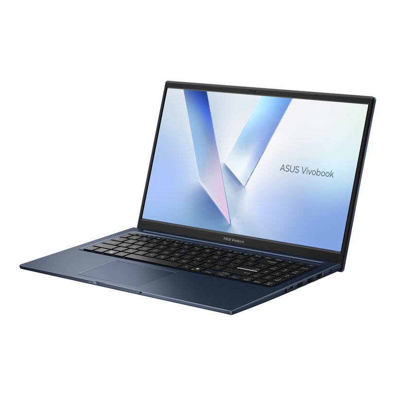 Лаптоп ASUS VIVOBOOK 15 X1504MA-BQ203NA, INTEL CORE 5 320, 16GB DDR5 RAM, 512GB M.2 NVMe SSD, 15.6'' FHD, NO ADAPTER, BLUE - 90NB17I1-M00TJ0