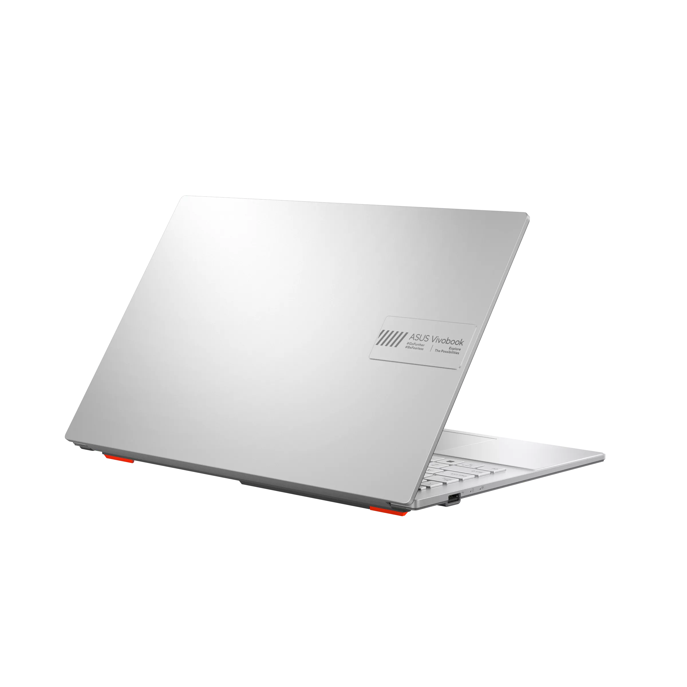 Лаптоп ASUS VIVOBOOK GO 15 E1504FA-BQ2871NA, AMD Ryzen 5 40, 16GB DDR5 RAM, 512GB M.2 NVMe SSD, 15.6'' FHD, SILVER, NO ADAPTER - 90NB0ZR1-M07H80