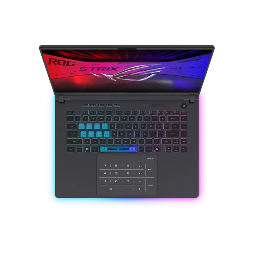 Лаптоп ASUS ROG STRIX G16 G615LP-TS222W, INTEL ULTRA 9 290HX Plus, 32GB DDR5 RAM, 1TB M.2 NVMe SSD, Nvidia GeForce RTX 5070 8GB, 16'' IPS 2.5K 300Hz, Windows 11 Home, Gray - 90NR0LN1-M00A50