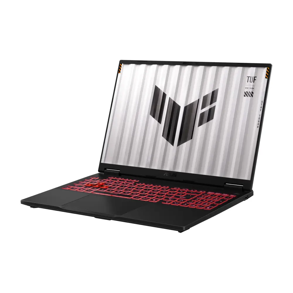 Лаптоп ASUS TUF GAMING A16 FA608UP-RV018, AMD Ryzen 7 260, 16GB DDR5 RAM, 1TB M.2 NVMe SSD, Nvidia GeForce RTX 5070 8GB, 16'' IPS WUXGA 165Hz, No OS, Gray - 90NR0KT1-M00C60