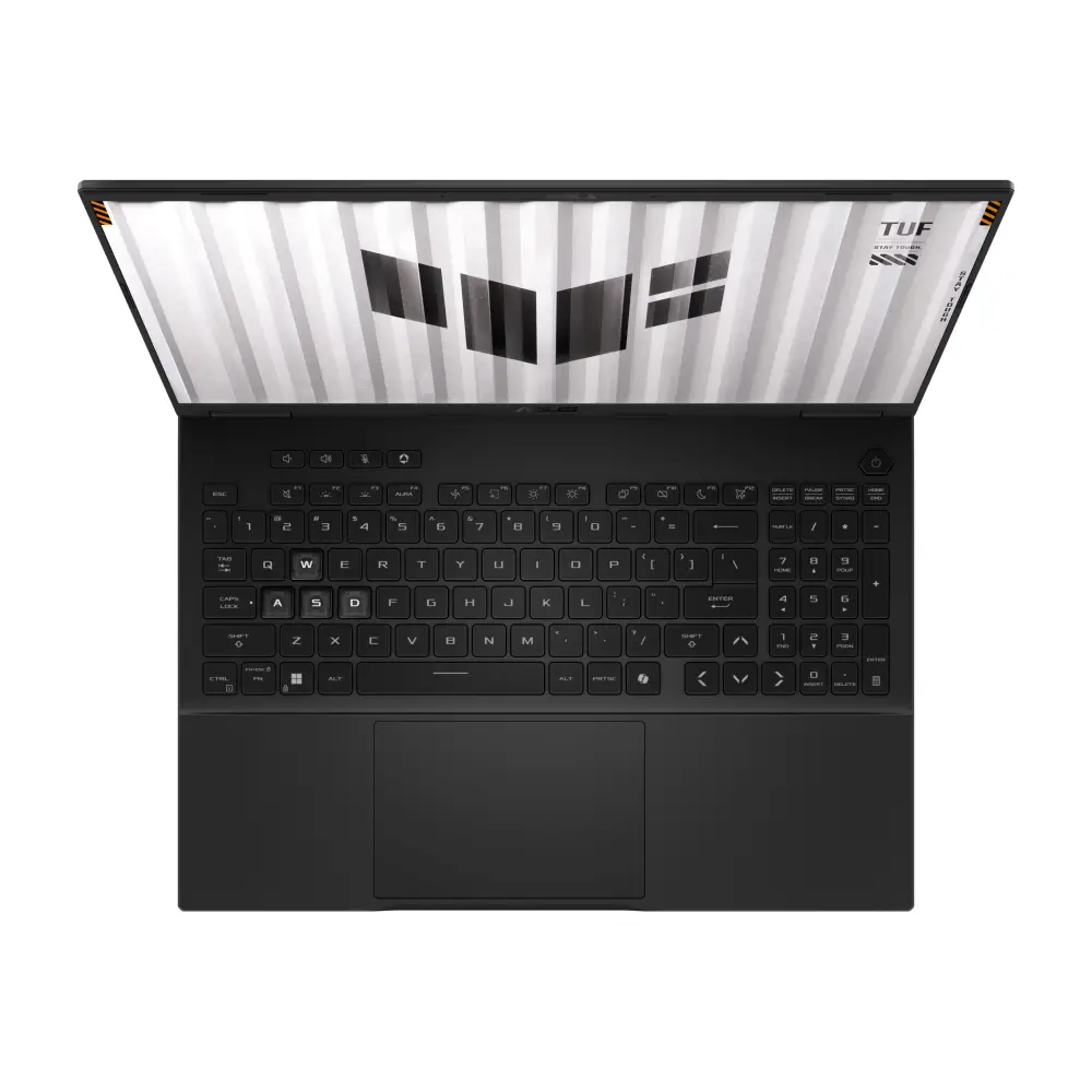 Лаптоп ASUS TUF GAMING A16 FA608UP-RV018, AMD Ryzen 7 260, 16GB DDR5 RAM, 1TB M.2 NVMe SSD, Nvidia GeForce RTX 5070 8GB, 16'' IPS WUXGA 165Hz, No OS, Gray - 90NR0KT1-M00C60