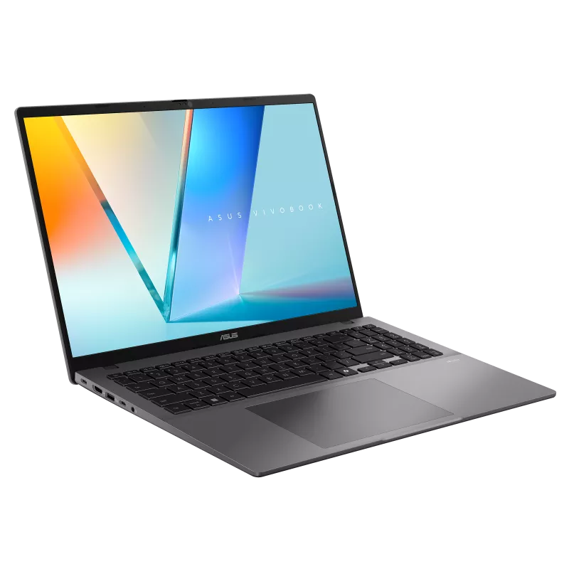 Лаптоп ASUS VIVOBOOK S16 S3607CA-RP036NA, Intel Core Ultra 7 255H, 16GB DDR5 RAM, 1TB M.2 NVMe SSD, 16'' IPS WUXGA 144Hz, GRAY, NO ADAPTER  - 90NB16I2-M00CJ0