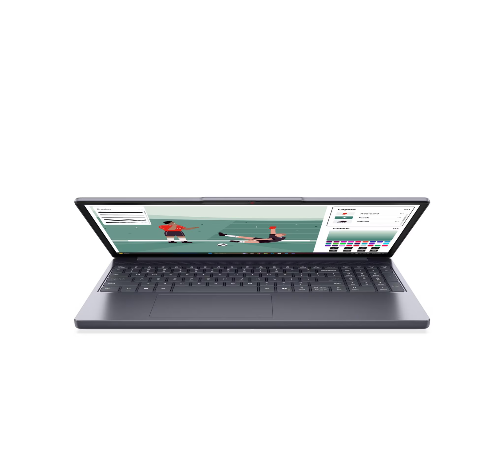 Лаптоп Lenovo IdeaPad Slim 3 15IWC11, Intel Core 7 350, 16GB SODIMM DDR5-5600, Integrated Intel Graphics, 512GB SSD M.2 2242 PCIe 4.0x4, 15.3" WUXGA (1920x1200) IPS 60Hz, Luna Grey - 83RR009KBM