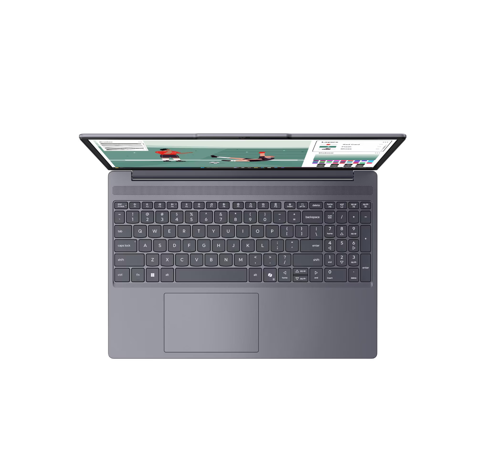 Лаптоп Lenovo IdeaPad Slim 3 15IWC11, Intel Core 7 350, 16GB SODIMM DDR5-5600, Integrated Intel Graphics, 512GB SSD M.2 2242 PCIe 4.0x4, 15.3" WUXGA (1920x1200) IPS 60Hz, Luna Grey - 83RR009KBM
