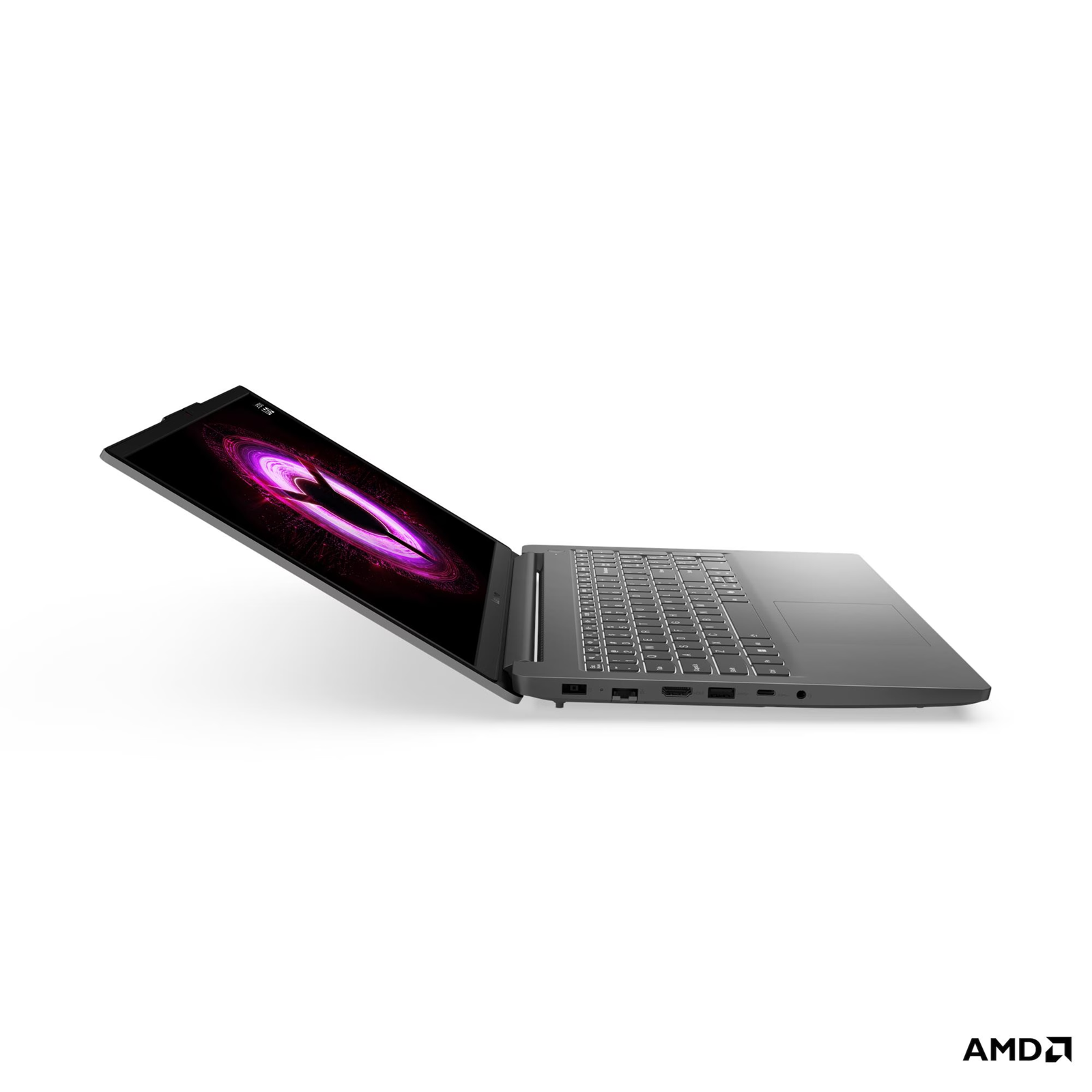 Лаптоп Lenovo LOQ 15ARP10E, AMD Ryzen 5 150, 16GB SODIMM DDR5-4800, 512GB SSD M.2 2242, NVIDIA GeForce RTX 3050 6GB, 15.6" FHD (1920x1080) IPS, 144Hz, FreeSync, Luna Grey - 83S000AABM