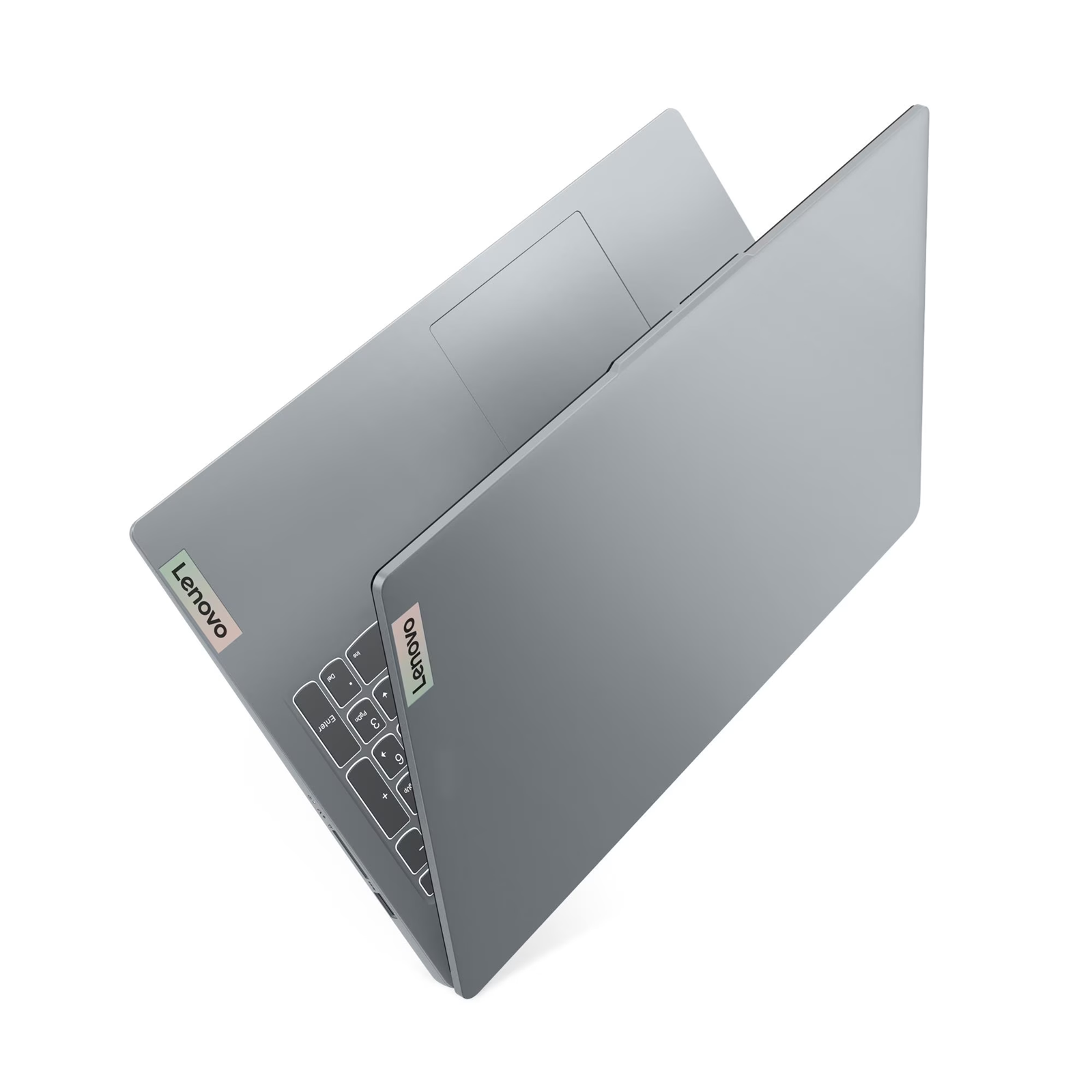 Лаптоп Lenovo IdeaPad Slim 3 15IAN8, Intel N100, 8GB LPDDR5 RAM, Intel UHD Graphics, 256GB M.2 SSD, No OS, Gray, No Adapter - 82XB00KHBM