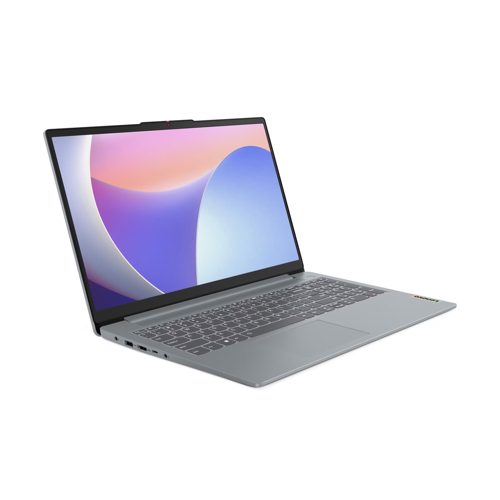 Лаптоп Lenovo IdeaPad Slim 3 15IAN8, Intel N100, 8GB LPDDR5 RAM, Intel UHD Graphics, 256GB M.2 SSD, No OS, Gray, No Adapter - 82XB00KHBM