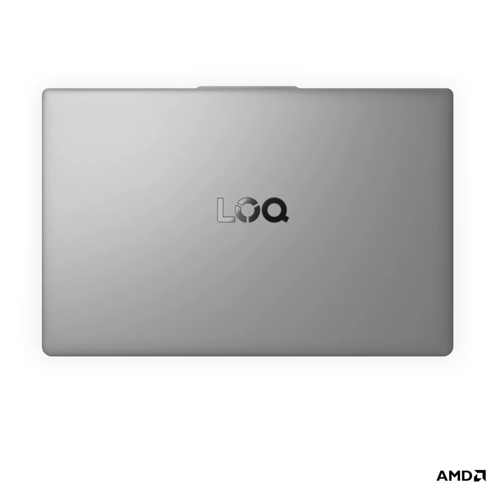Лаптоп Lenovo LOQ 15ARP10E, AMD Ryzen 7 7735HS, 16GB SODIMM DDR5-4800, 512GB SSD M.2 2242, NVIDIA GeForce RTX 4050 6GB, 15.6" FHD (1920x1080) IPS 300nits, 144Hz, FreeSync, Luna Grey - 83S000AMBM