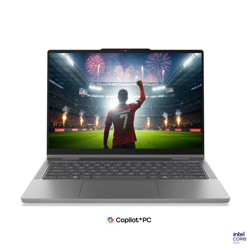 Лаптоп Lenovo IdeaPad 5 2-in-1 14IPH11, Intel Core Ultra 5 322, 16GB SODIMM DDR5-5600, Integrated Intel Graphics, 512GB SSD M.2 2242 PCIe 4.0x4, 14" WUXGA (1920x1200) IPS, Luna Grey - 83UG003PBM