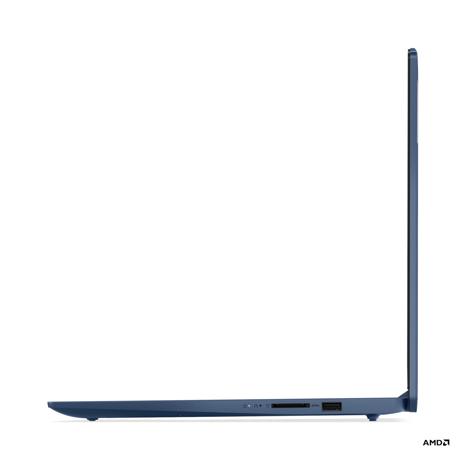 Лаптоп Lenovo IdeaPad Slim 3 15AMN8, AMD Ryzen 5 40, 16GB DDR5 RAM, 512GB M.2 NVMe SSD, AMD Radeon 610M Graphics, 15.6" IPS FHD, Blue, No Adapter - 82XQ01NABM