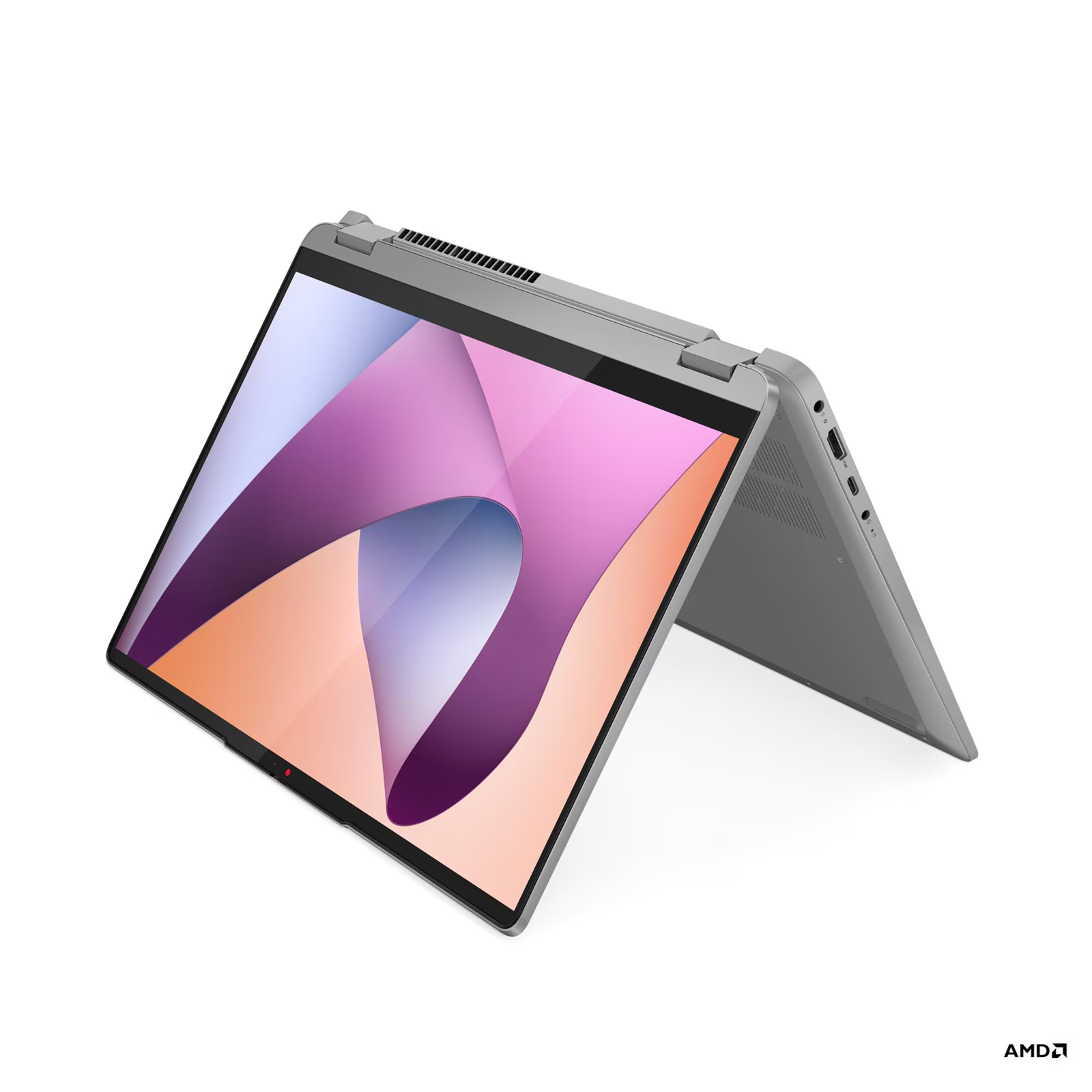 Лаптоп Lenovo IdeaPad Flex 5 14ABR8, AMD Ryzen 5 7530U, 16GB Soldered LPDDR4X-4266, 1TB SSD M.2 2242, AMD Radeon Graphics, 14" WUXGA (1920x1200) IPS, 60Hz, Glass, Touch, Arctic Grey - 82XX004LBM