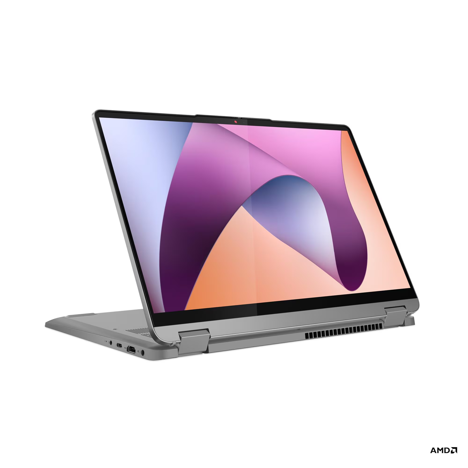 Лаптоп Lenovo IdeaPad Flex 5 14ABR8, AMD Ryzen 5 7530U, 16GB Soldered LPDDR4X-4266, 1TB SSD M.2 2242, AMD Radeon Graphics, 14" WUXGA (1920x1200) IPS, 60Hz, Glass, Touch, Arctic Grey - 82XX004LBM