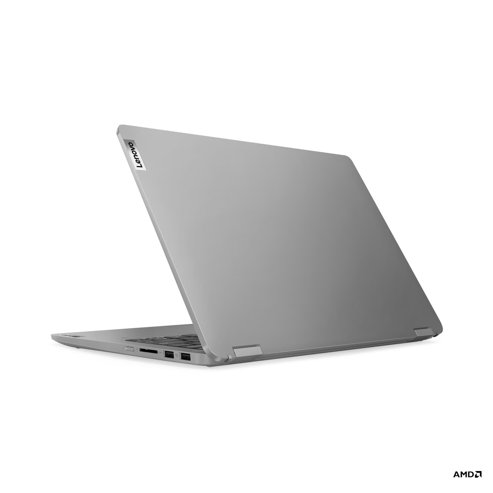 Лаптоп Lenovo IdeaPad Flex 5 14ABR8, AMD Ryzen 5 7530U, 16GB Soldered LPDDR4X-4266, 1TB SSD M.2 2242, AMD Radeon Graphics, 14" WUXGA (1920x1200) IPS, 60Hz, Glass, Touch, Arctic Grey - 82XX004LBM