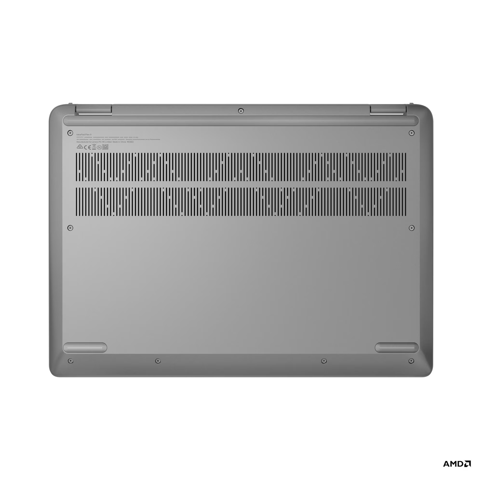 Лаптоп Lenovo IdeaPad Flex 5 14ABR8, AMD Ryzen 5 7530U, 16GB Soldered LPDDR4X-4266, 1TB SSD M.2 2242, AMD Radeon Graphics, 14" WUXGA (1920x1200) IPS, 60Hz, Glass, Touch, Arctic Grey - 82XX004LBM