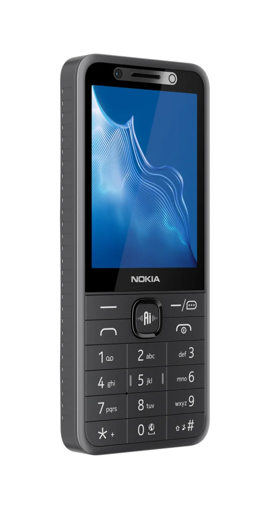 Телефон NOKIA 235 4G 2026, 2nd Edition DS 2.8" дисплей, 64MB RAM, 128MB памет, Черен - 1GF038CPA2L03