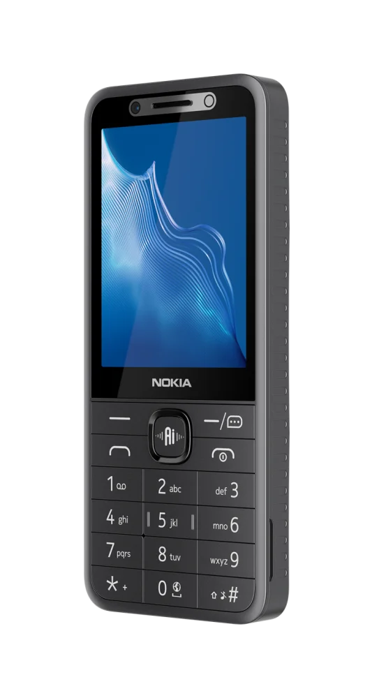 Телефон NOKIA 235 4G 2026, 2nd Edition DS 2.8" дисплей, 64MB RAM, 128MB памет, Черен - 1GF038CPA2L03
