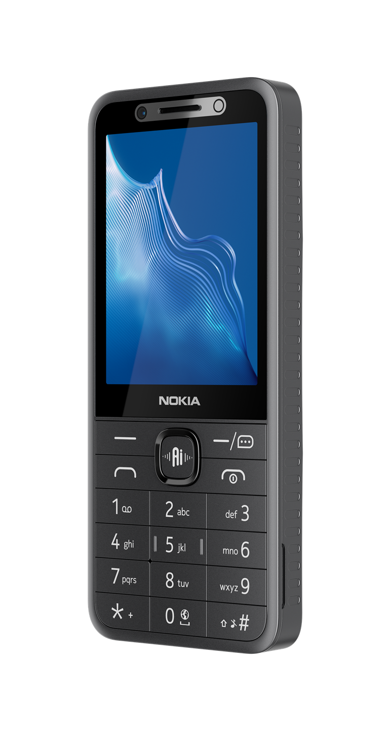 Телефон NOKIA 235 4G 2026, 2nd Edition DS 2.8" дисплей, 64MB RAM, 128MB памет, Черен - 1GF038CPA2L03