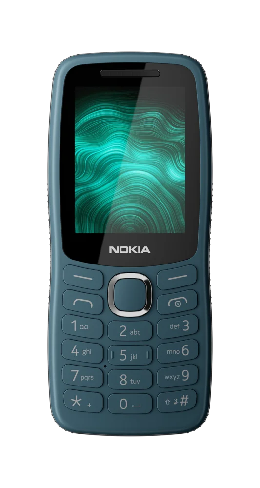 Телефон NOKIA 123 Shield DS Green, 1-ядрен процесор, 2.4" TFT дисплей, Dual SIM - AHM2478ALAEEF