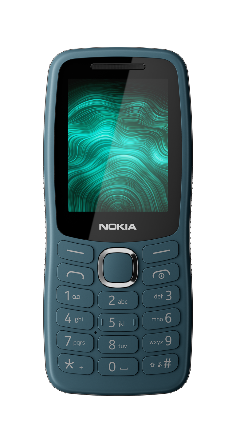 Телефон NOKIA 123 Shield DS Green, 1-ядрен процесор, 2.4" TFT дисплей, Dual SIM - AHM2478ALAEEF
