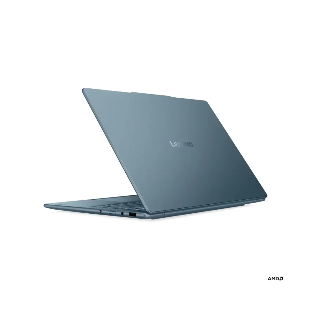 Лаптоп Lenovo Yoga Slim 7 14AKP10, AMD Ryzen AI 7 350, 32GB Soldered LPDDR5X-7500, 1TB SSD M.2 2242, AMD Radeon 860M Graphics, 14" WUXGA (1920x1200) OLED 600nits, Tidal Teal - 83JY0043BM