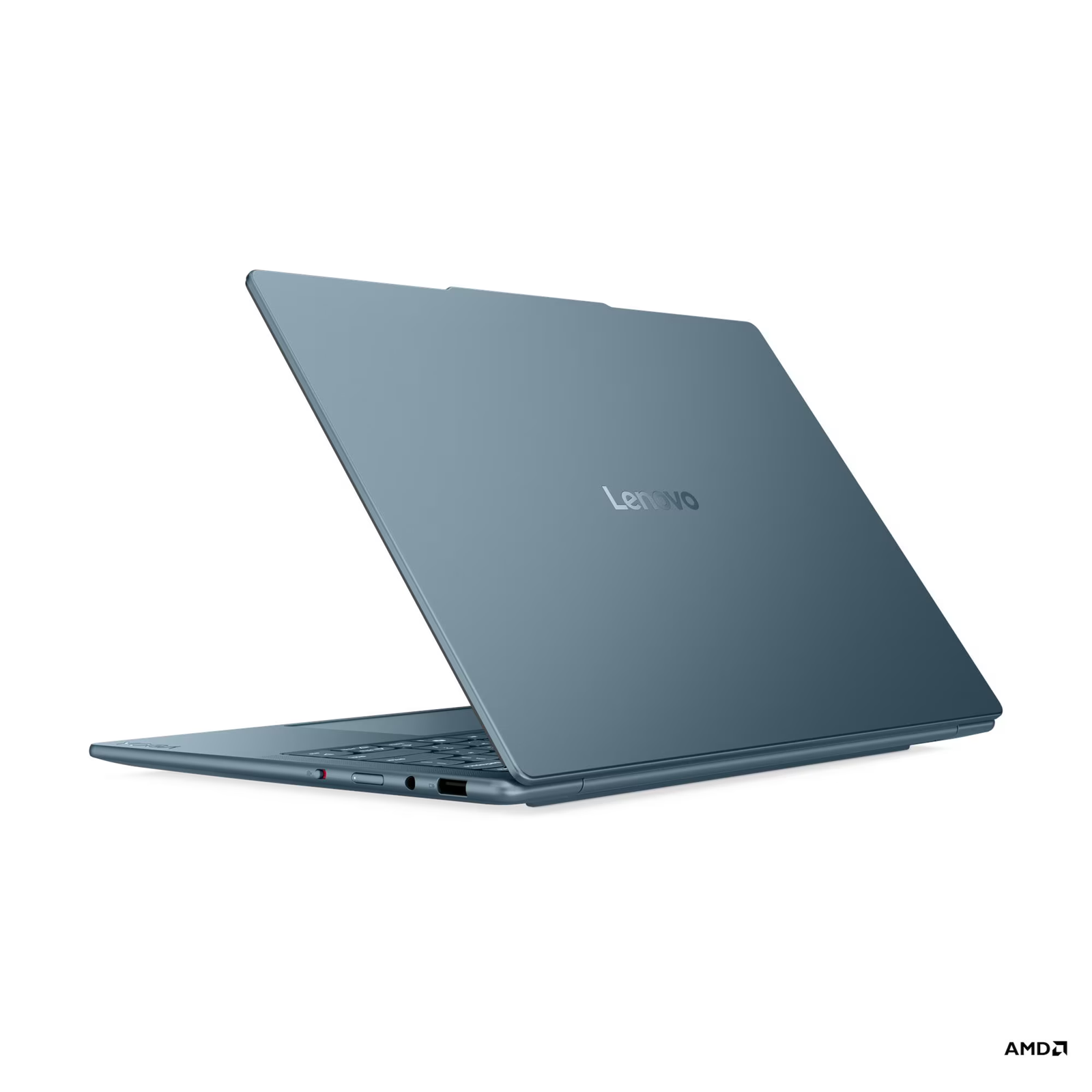 Лаптоп Lenovo Yoga Slim 7 14AKP10, AMD Ryzen AI 7 350, 32GB Soldered LPDDR5X-7500, 1TB SSD M.2 2242, AMD Radeon 860M Graphics, 14" WUXGA (1920x1200) OLED 600nits, Tidal Teal - 83JY0043BM