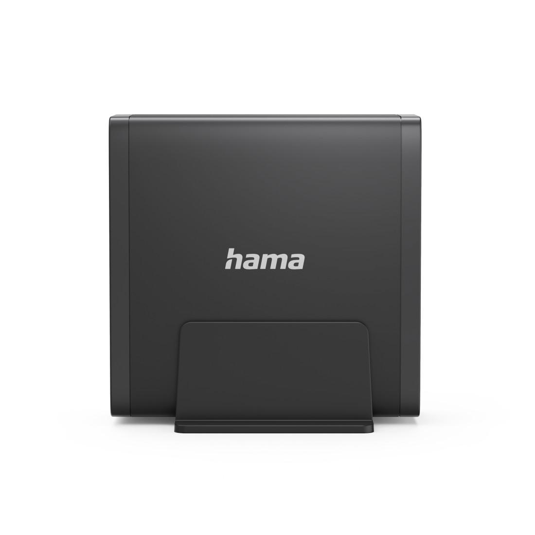 HAMA Зарядна станция 140W, USB-C, 3 порта, GaN, Power Delivery (PD)