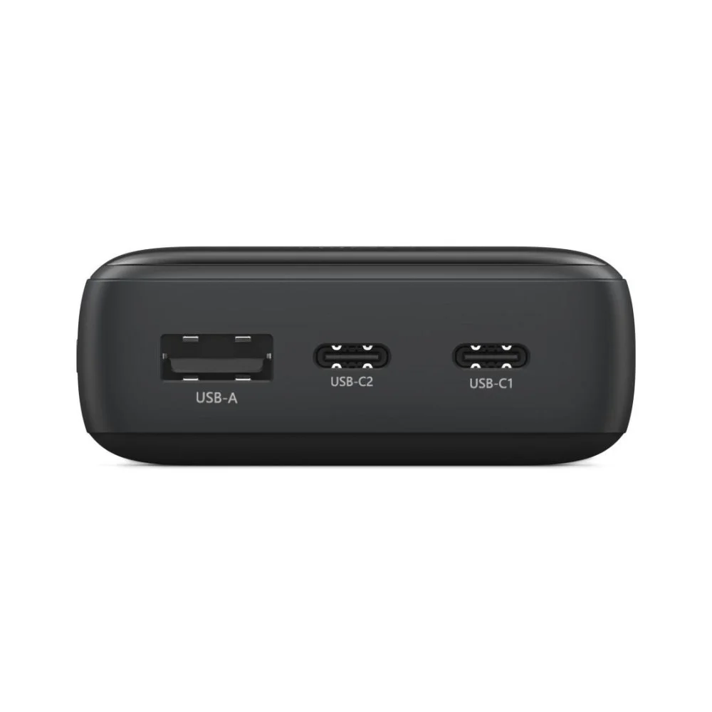 HAMA Външна батерия "PD10-W20", 10000 mAh, 3 изхода: 2 x USB-C, USB-A, Бързо зареждане