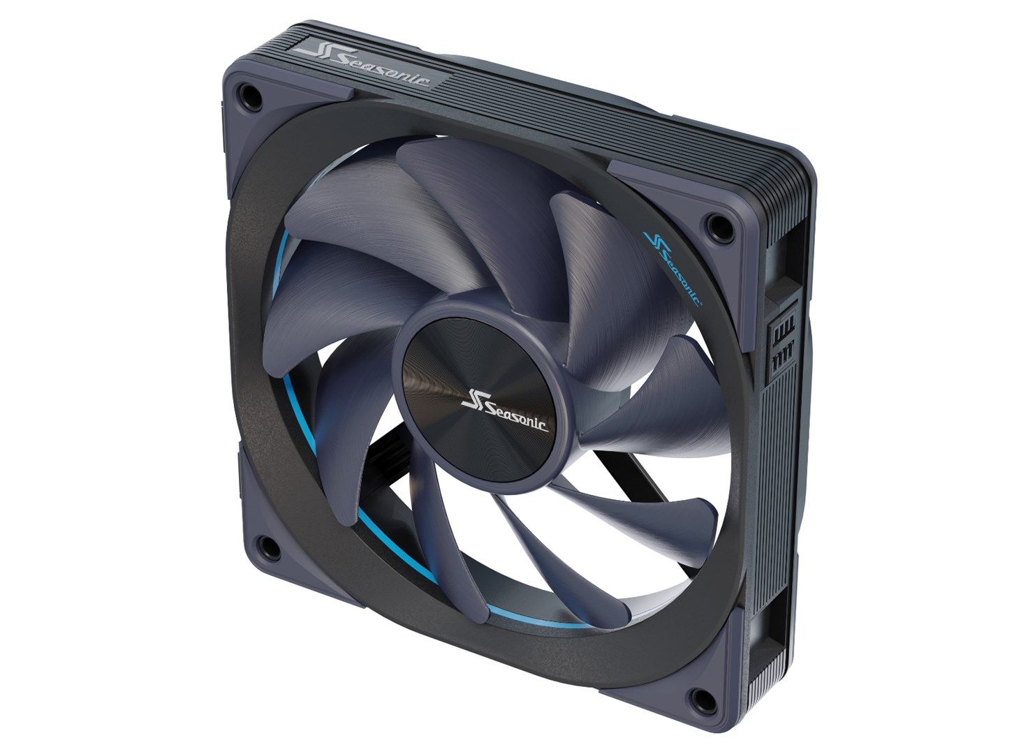 Вентиалтори Seasonic MagFlow 3-Fan Kit Computer case 12 cm Black 3 pc(s) - SF-12025MF-P