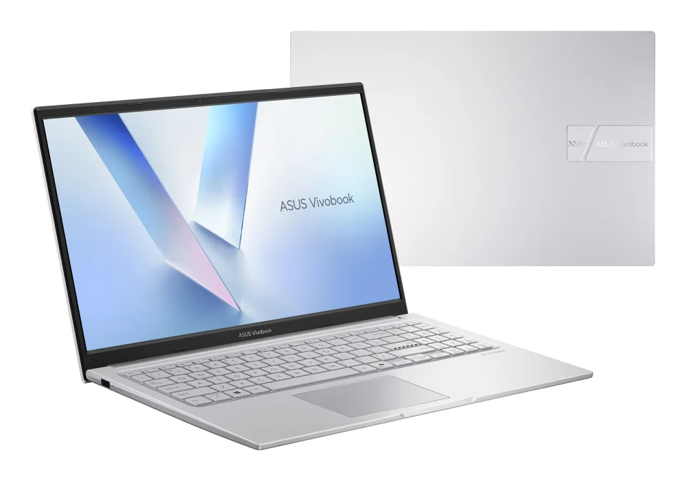 Лаптоп Asus Vivobook X1504MA-BQ772NA,Intel 5 315 1.5 GHz (6MB Cache, up to 4.4 GHz, 6 cores, 6 Threads), 15.6" FHD, (1920x1080), 16GB DDR5, SSD 512 GB, No OS, Cool Silver, US, no adapter - 90NB17I2-M01HP0
