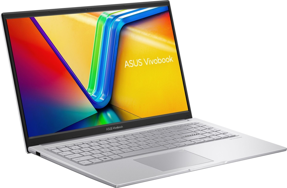 Лаптоп Asus Vivobook X1504VA-BQ5639NA, Intel Core 3 100U 1.2 GHz (10MB Cache, up to 4.7 GHz, 6 cores, 8 Threads), 15.6" FHD, (1920x1080), 8GB DDR5 , SSD 256GB, No OS, Cool Silver, US, no adapter - 90NB13Y2-M03V30