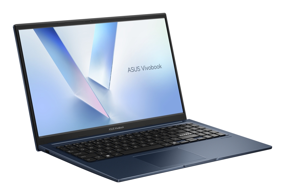 Лаптоп Asus Vivobook X1504MA-BQ773NA, Intel 5 315 1.5 GHz (6MB Cache, up to 4.4 GHz, 6 cores, 6 Threads), 15.6" FHD, (1920x1080), 16GB DDR5, SSD 512 GB, No OS, Quiet Blue, US, no adapter - 90NB17I1-M01HK0