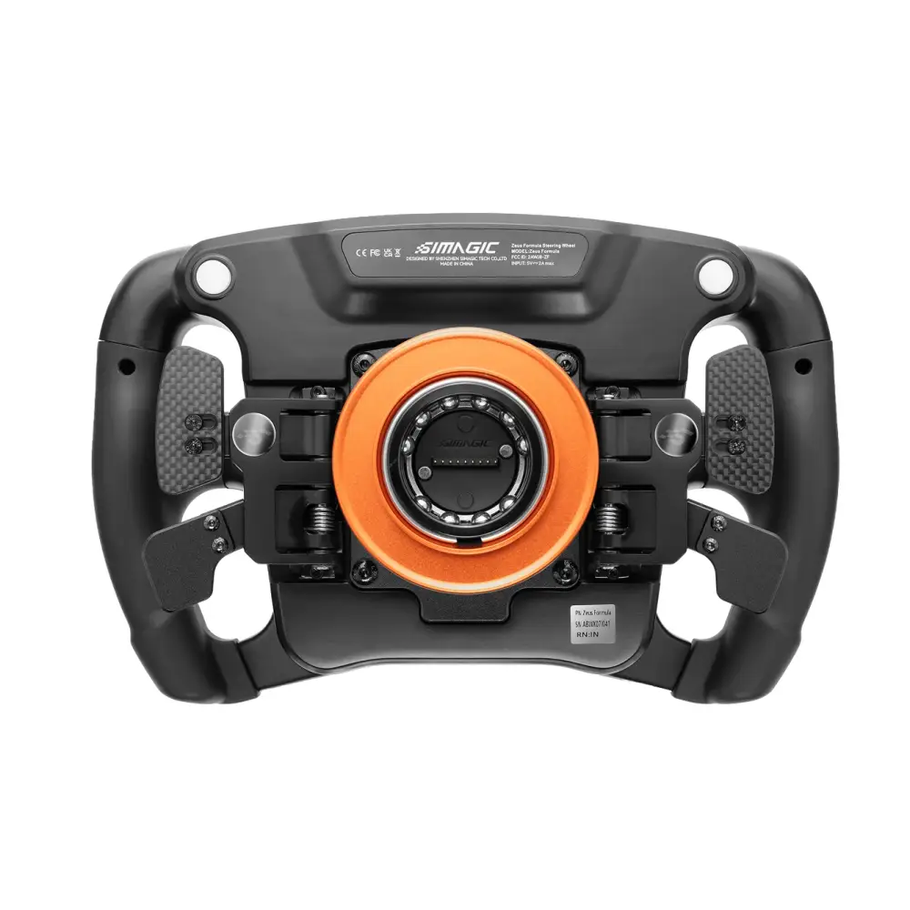 Волан за сим рейсинг SIMAGIC Zeus Formula Steering Wheel, 280 mm, 5mm carbon fiber, CNC aluminum